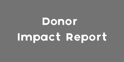 2023 Donor Impact Report