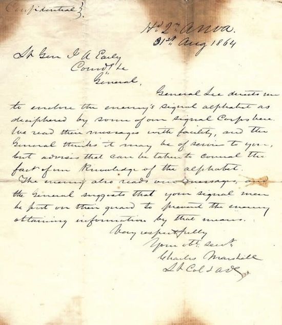 confederate civil war letters