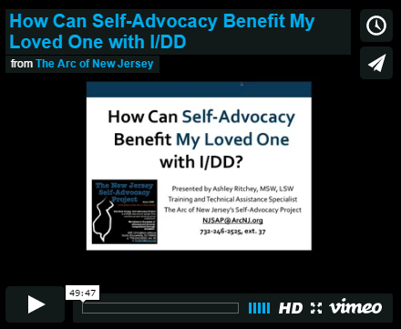 How Can Self-Advocacy Benefit My Loved One with I/DD?