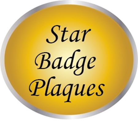 PP-1600 - Star Badge Plaques