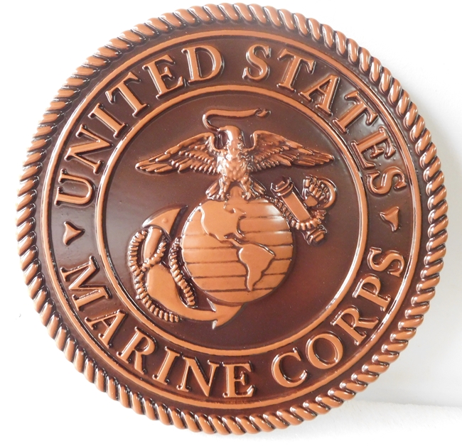 Military Carved Wood Plaques for Units & Individuals