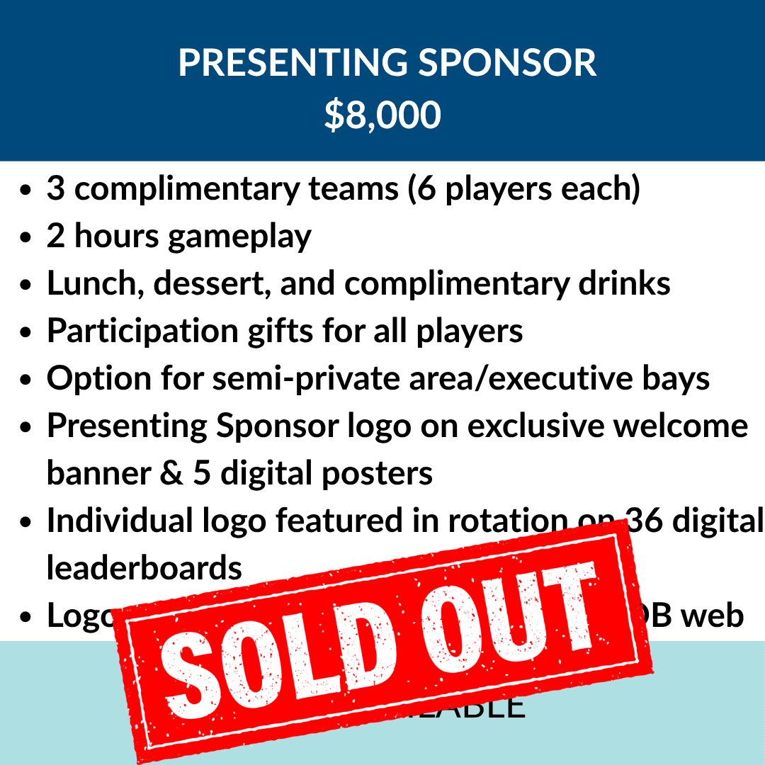 $8,000 Presenting Sponsor (SOLD 1 of 1) 