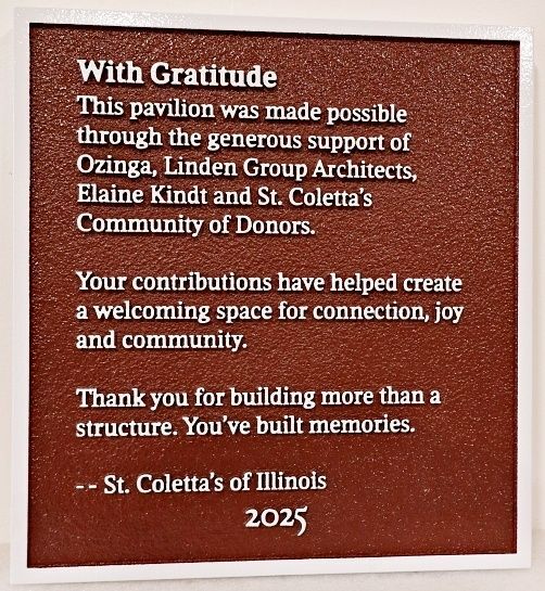 M7810 - Precision Machined "With Gratitude" Plaque 