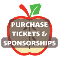 apple logo reading 'purchase tickets & sponsorships'