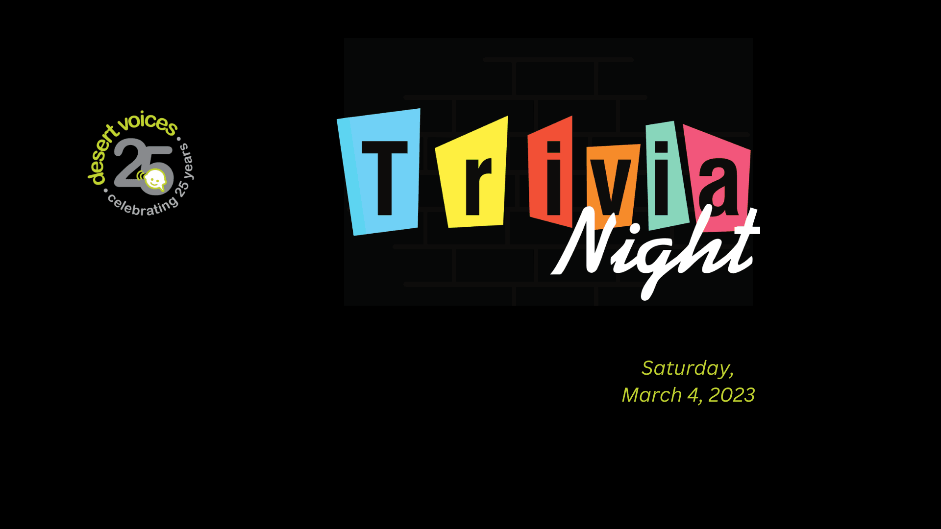 Trivia Night - 3/4