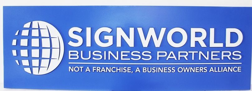 SA28520A - Carved Sign for "Sign World Business Partners"