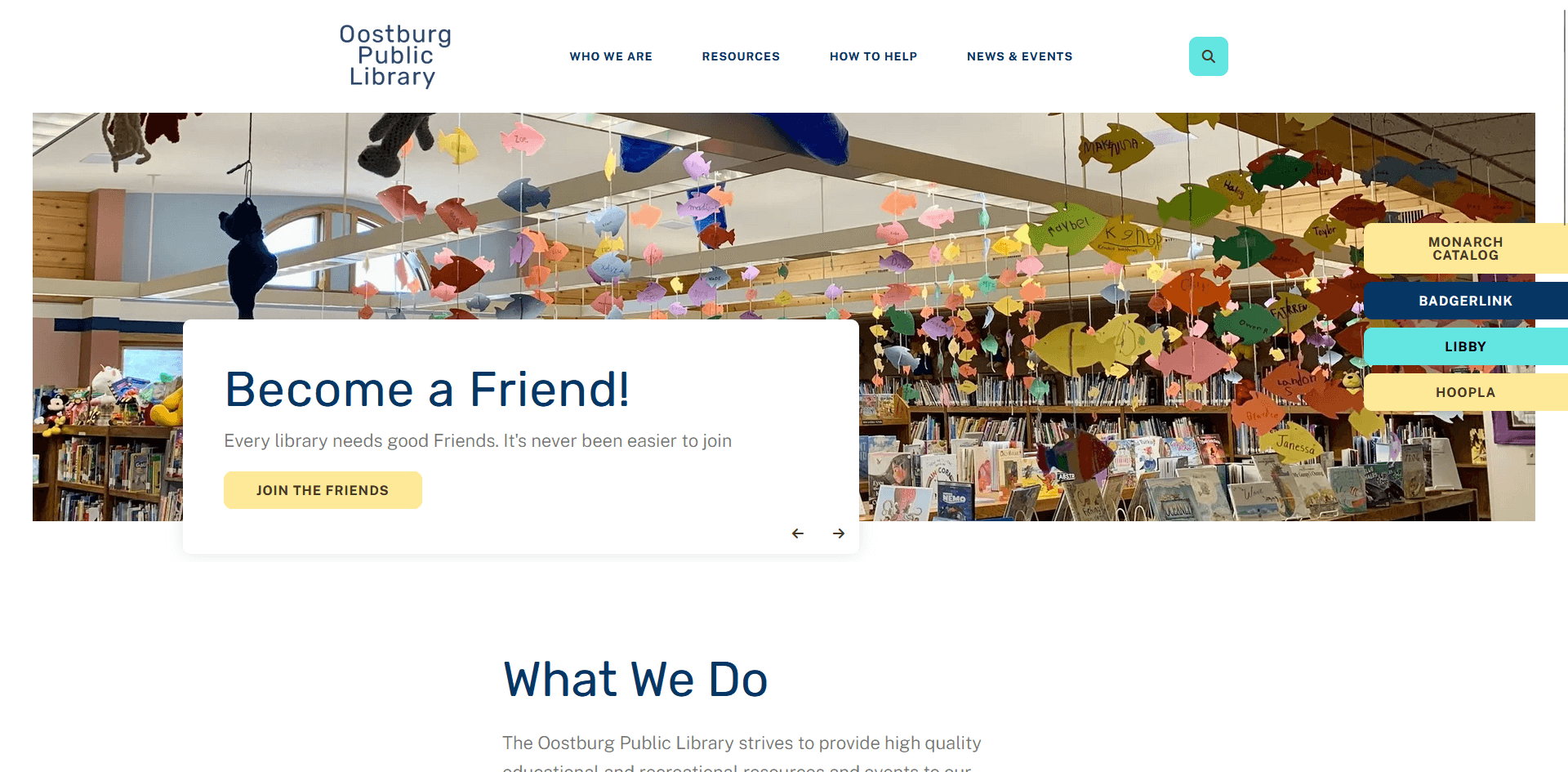 New Library Website