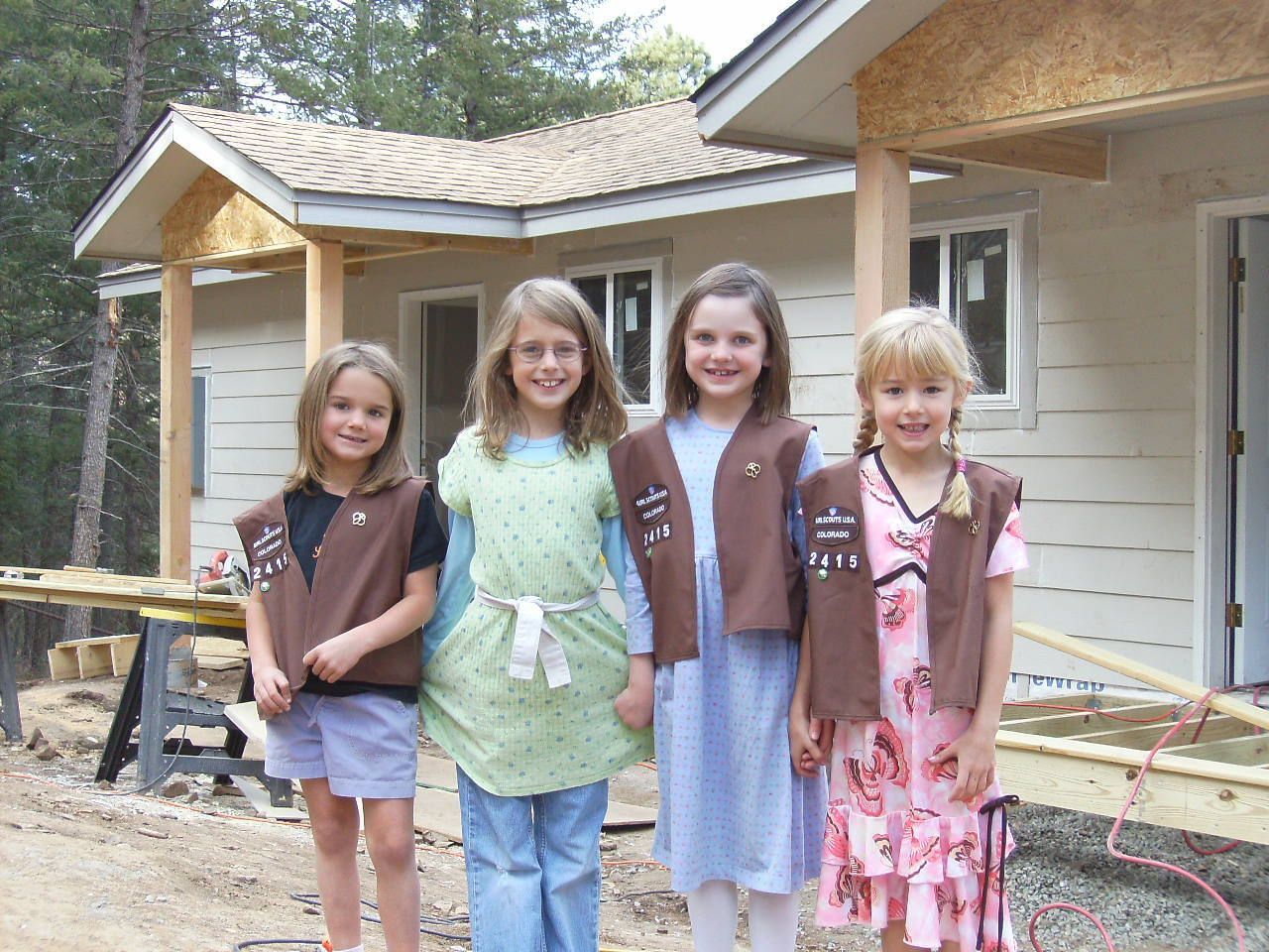 Girlscout volunteer group