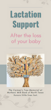 Tri-fold brochure for bereaved parents: