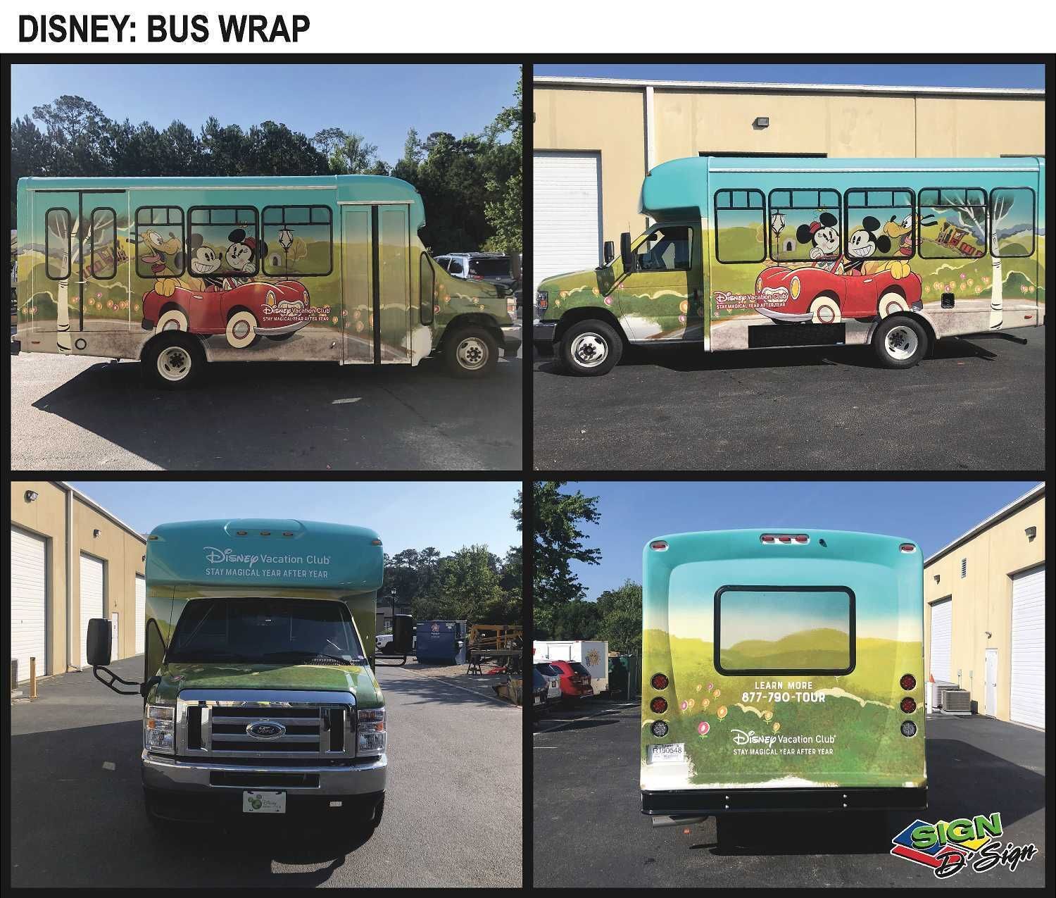 DISNEY BUS WRAP