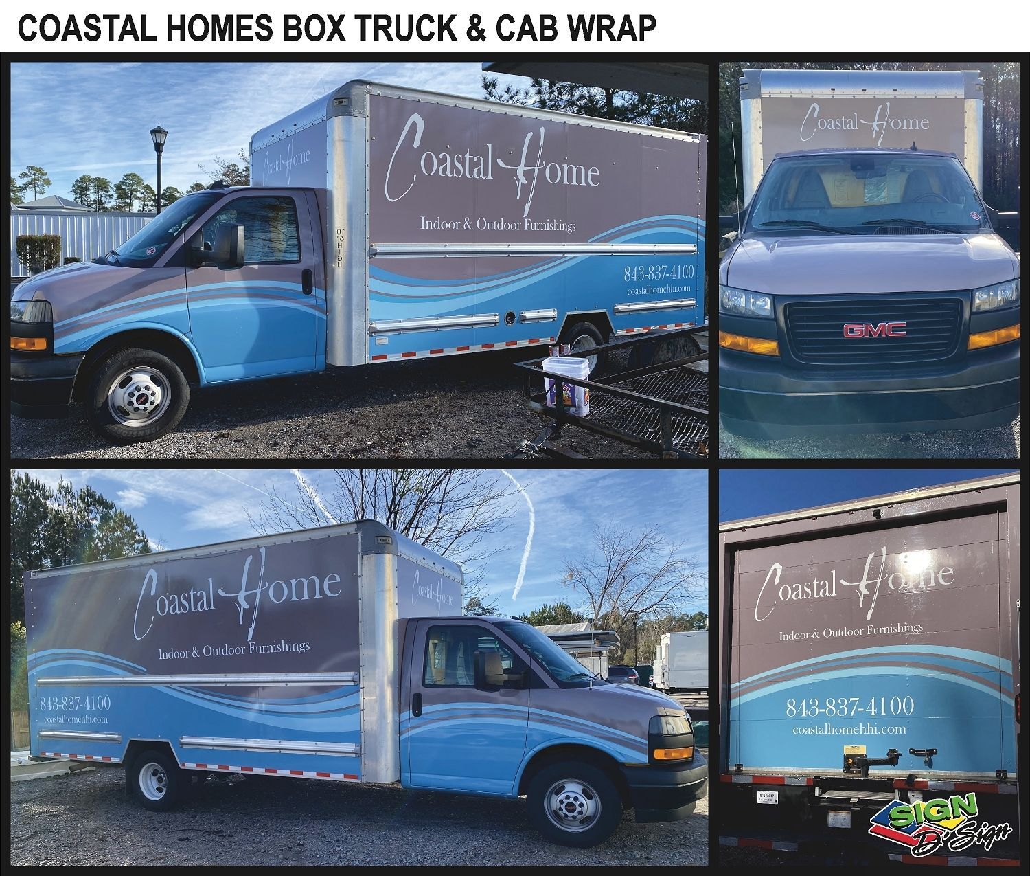 COASTAL HOMES BOX TRUCK & CAB WRAP