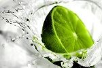Lime Slice in Water