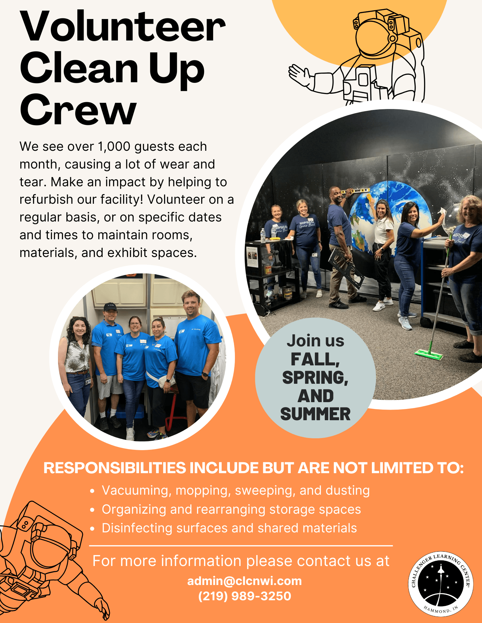 Volunteer Clean up, help, community hours, Community help opportunites