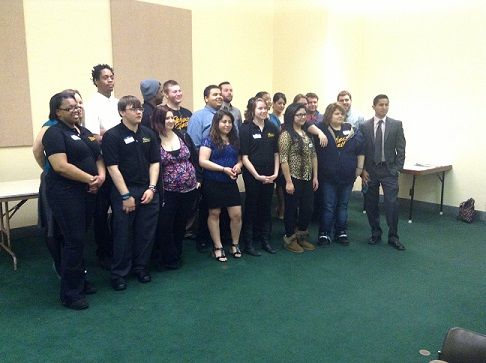 Project Everlast youth hosting a legislative luncheon at the capital.
