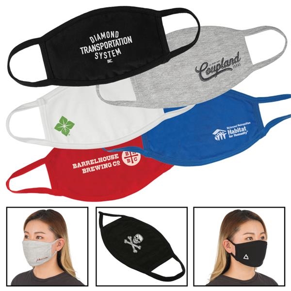 Reusable Face Masks with Imprint