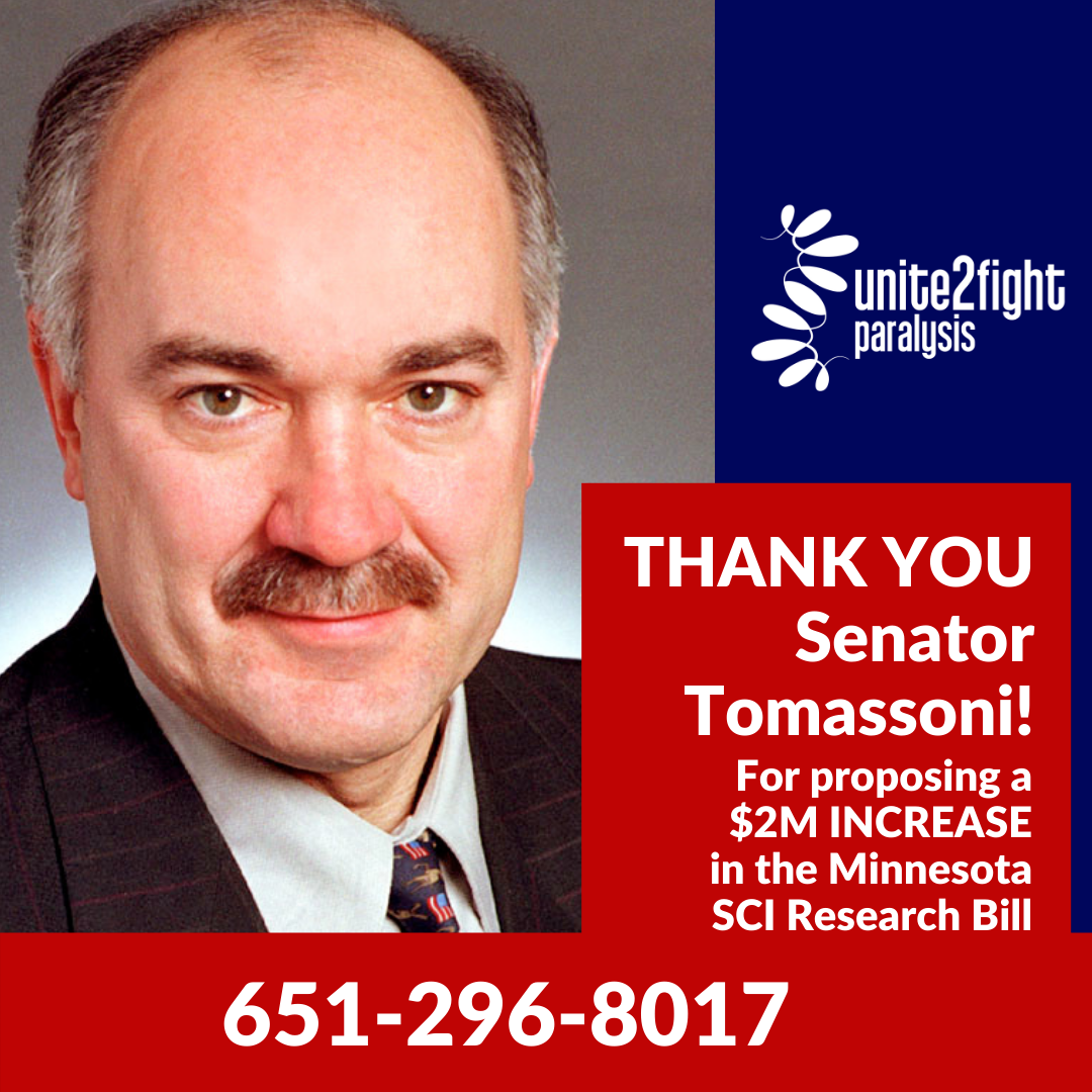MN Senator Tomassoni Thank You