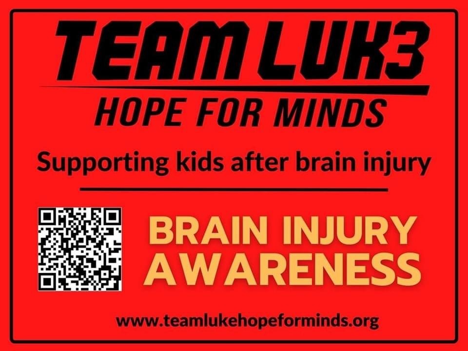 Brain Injury Awareness Month- Yard Sign