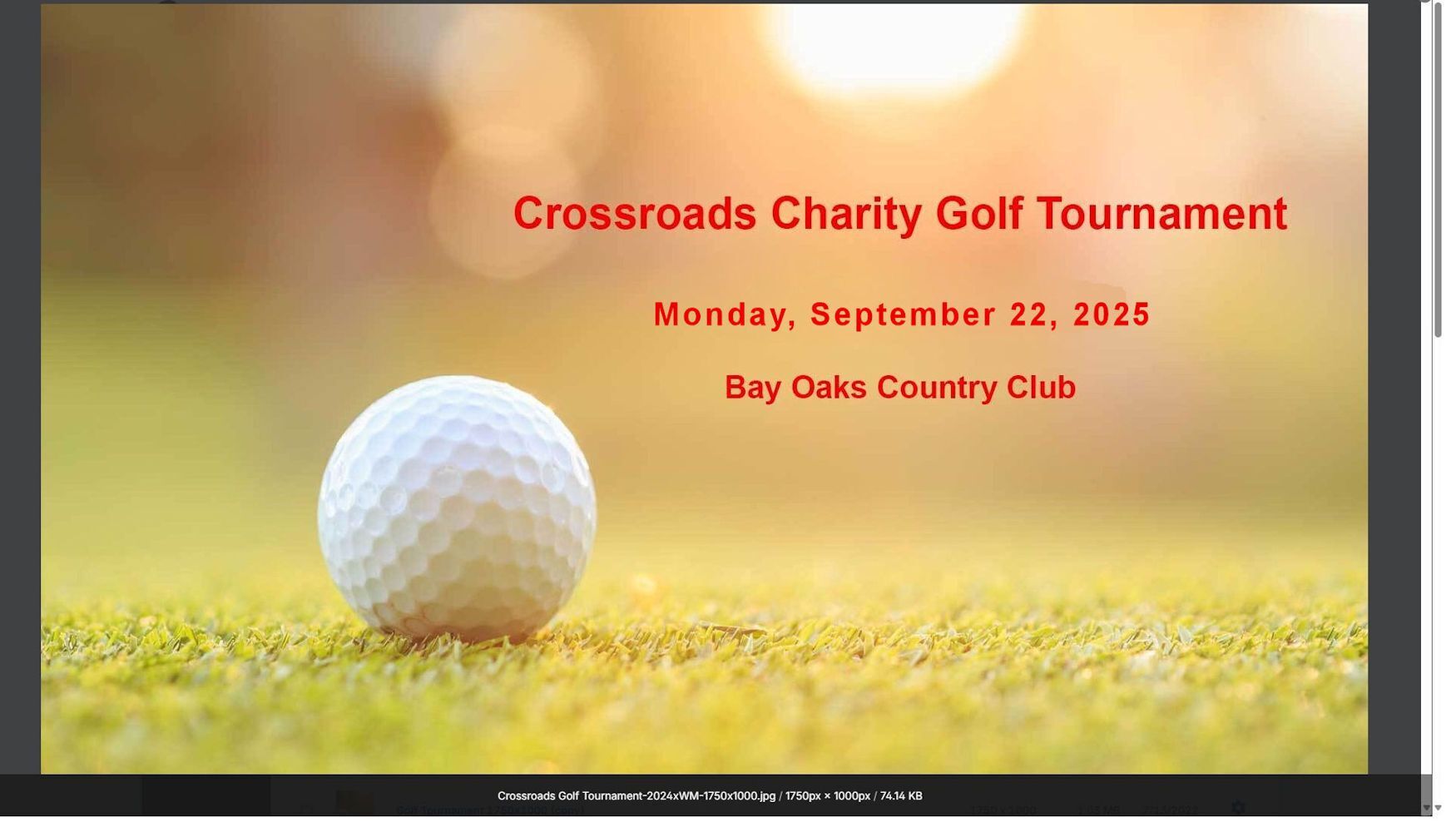 Annual Golf Tournament 2025