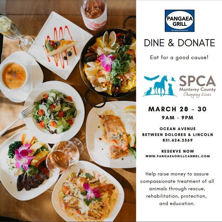 Pangaea restaurant Dine & Donate to benefit SPCA Monterey County