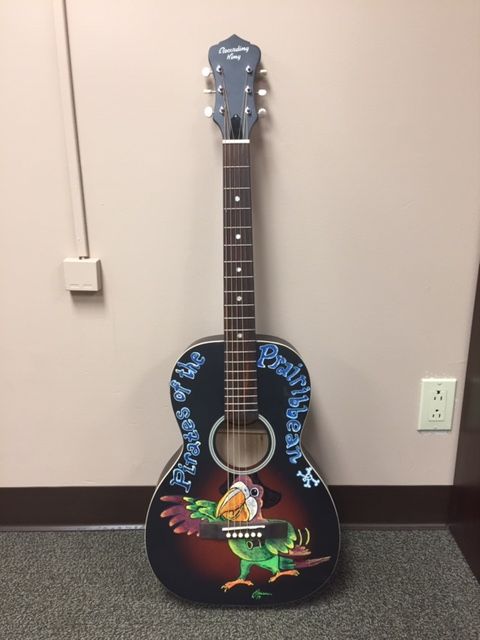 Custom Painted Guitar