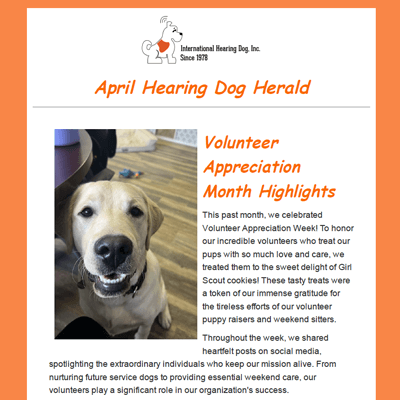 The Hearing Dog Herald - April 2024