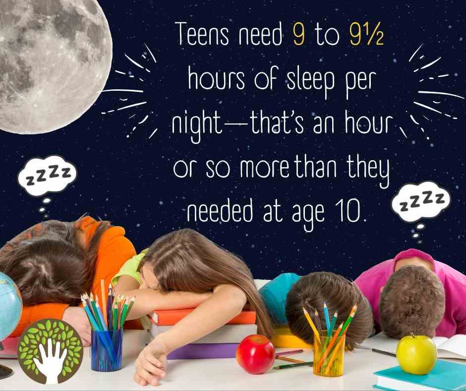 How much sleep do teens need?