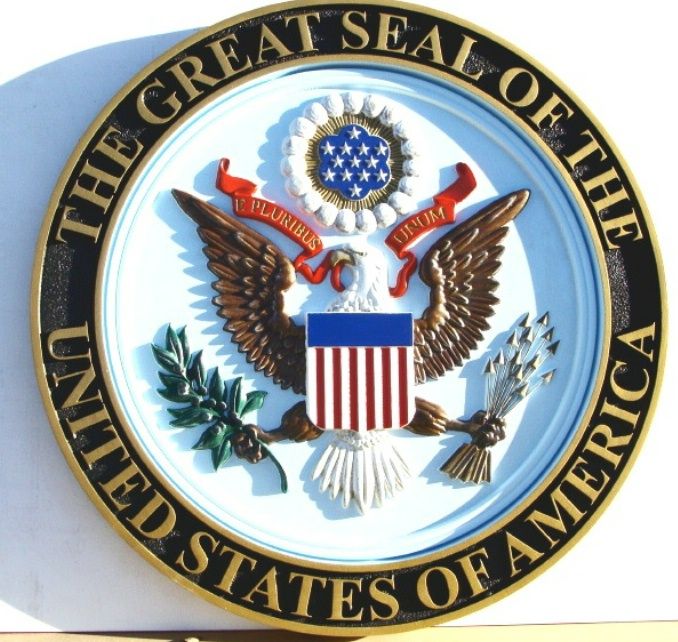 M2120 - Carved Great Seal of the United States (Gallery 30)