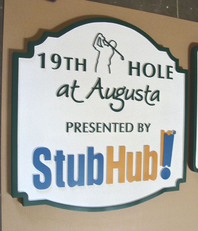 E14610 - Nineteenth Hole Sign at Augusta
