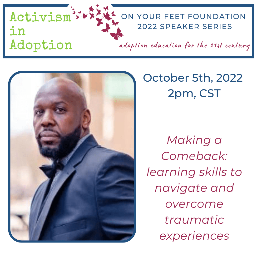 Activism in Adoption speaker Cordan James