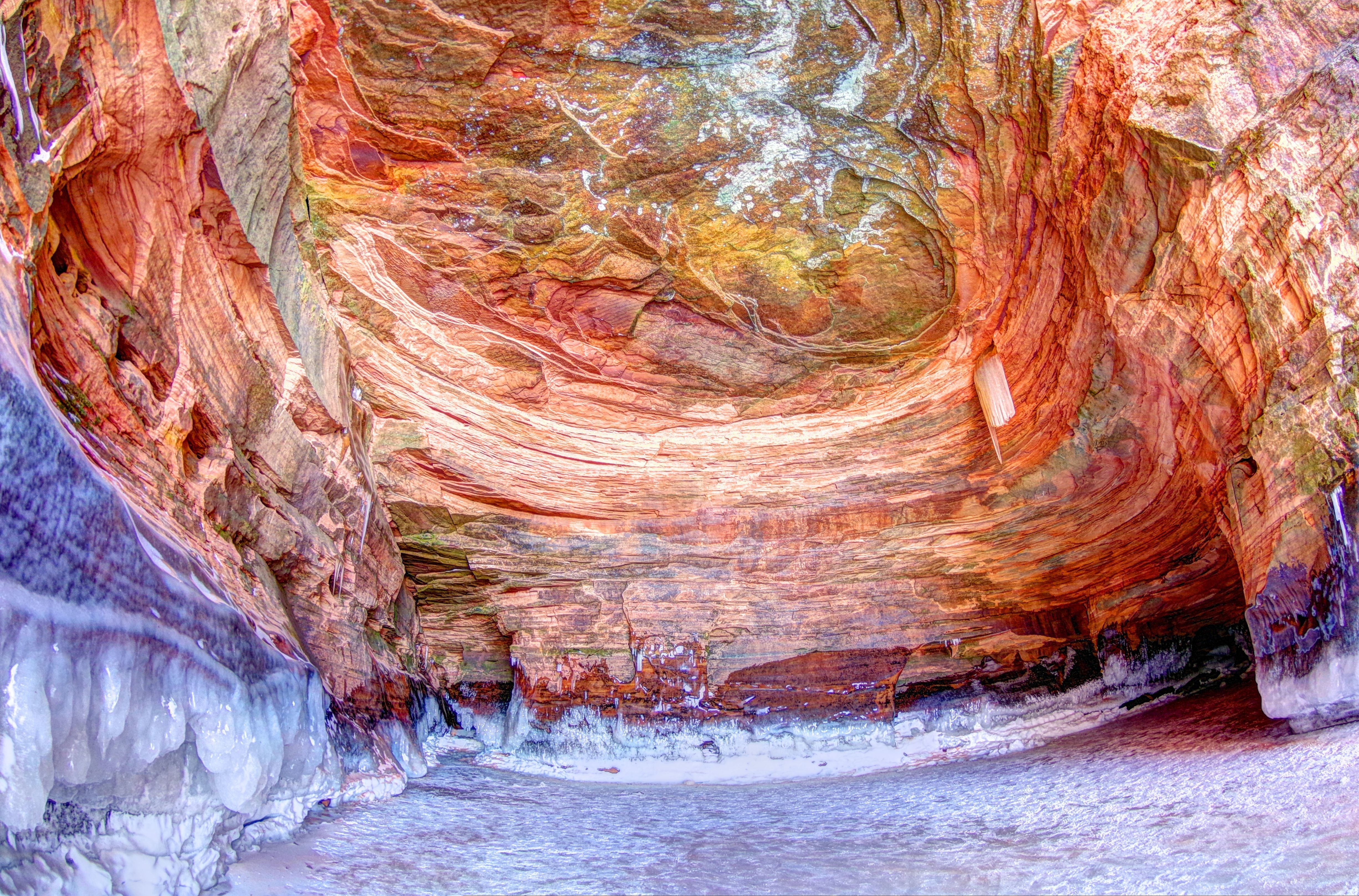 3rd Place "Color of the Ice Cave" by Steve Bensing