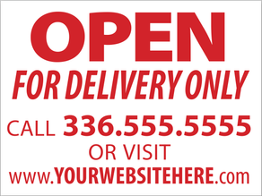 FOR DELIVERY ONLY