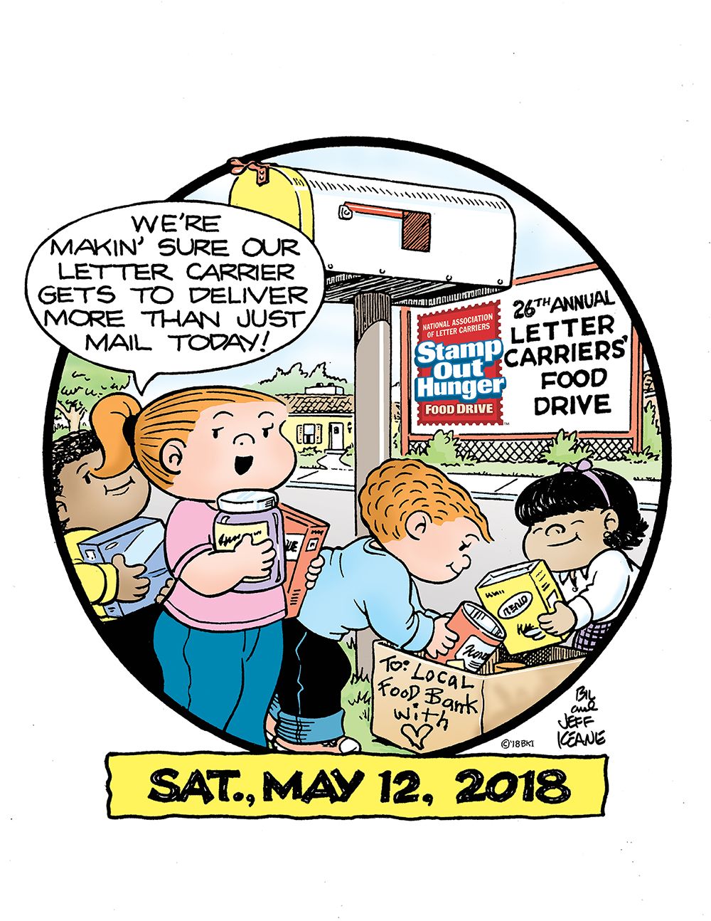 Stamp Out Hunger Food Drive set for Saturday, May 12