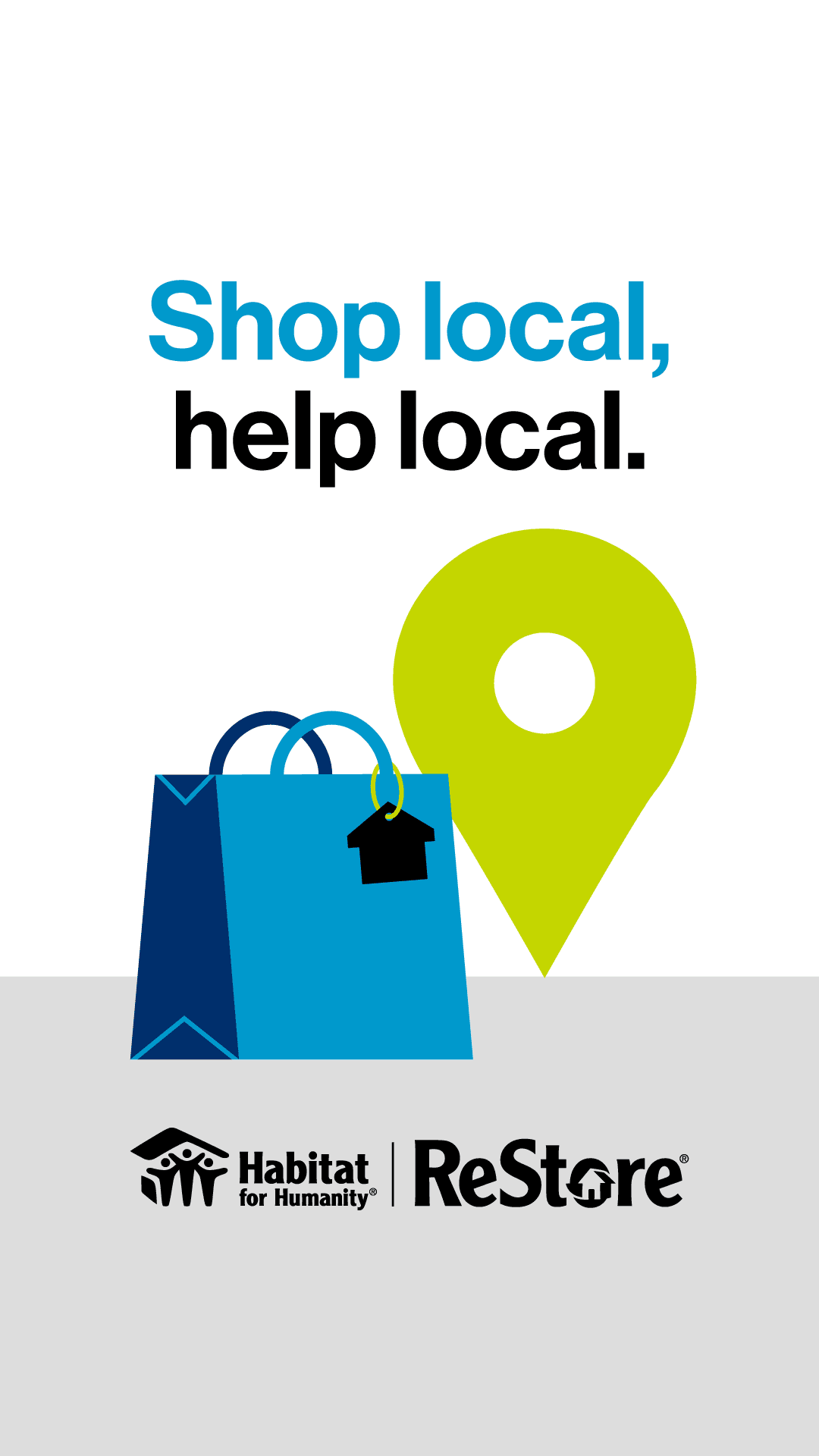 shop local graphic