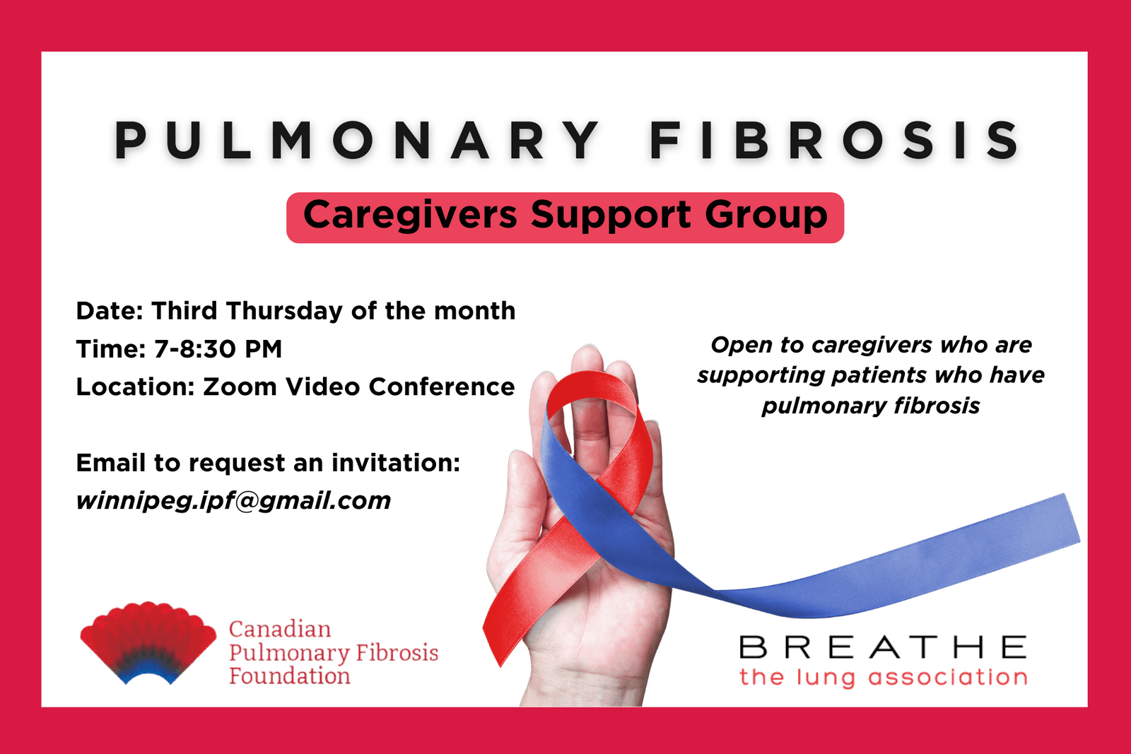 Pulmonary Fibrosis Support Group : LUNG HEALTH - Programs & Resources ...