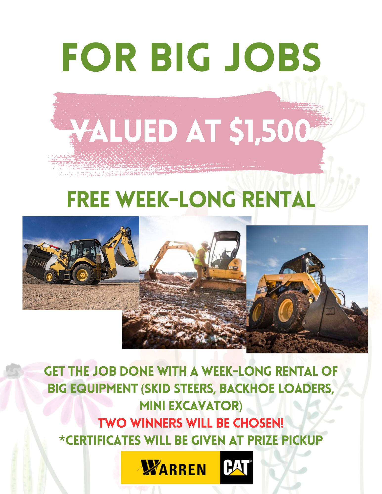 For Big Jobs