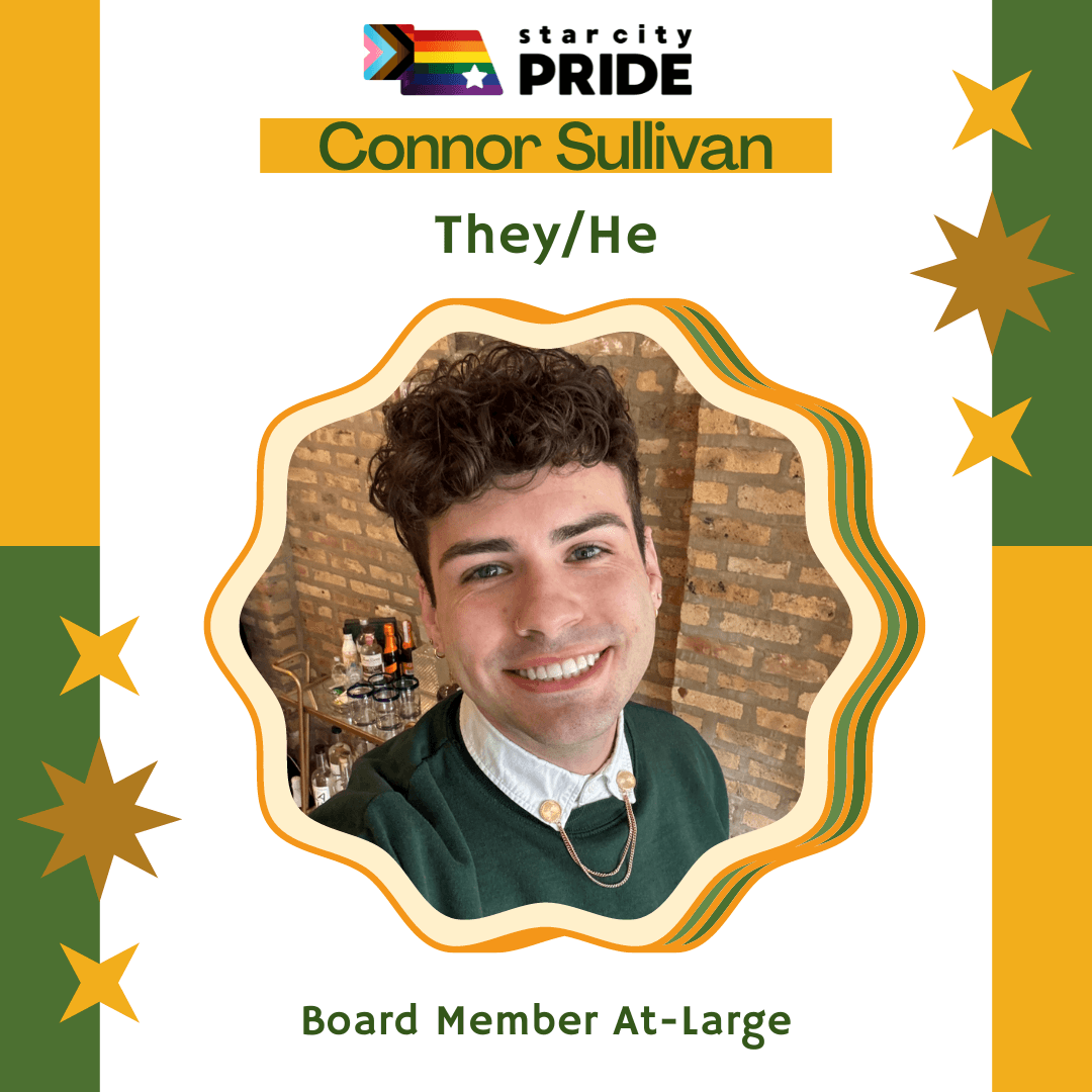 Connor Sullivan (They/He), Board Member At-Large