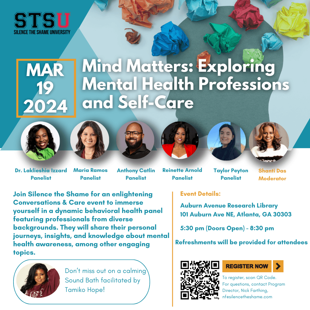 March 19th:Mind Matters: Exploring Mental Health Professions & Self-Care