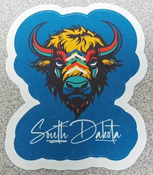 Sticker - SD Topaz Blue Buffalo