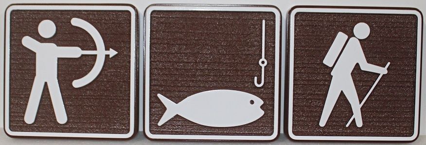 G16368 - Carved HDU Activities Signs