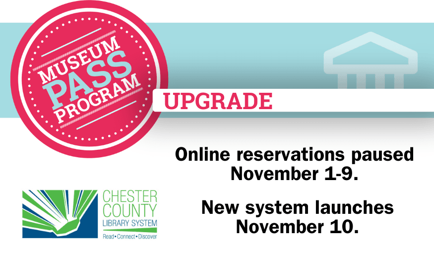 Reservations for mobile hotspots and museum passes are paused until November 10 while we upgrade to a new system.