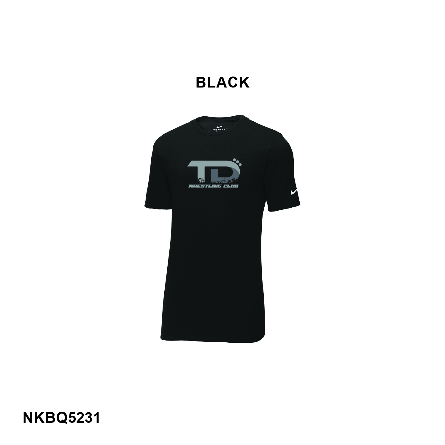 TD WRESTLING CLUB LOGO - Nike Dri-FIT Cotton/Poly Tee