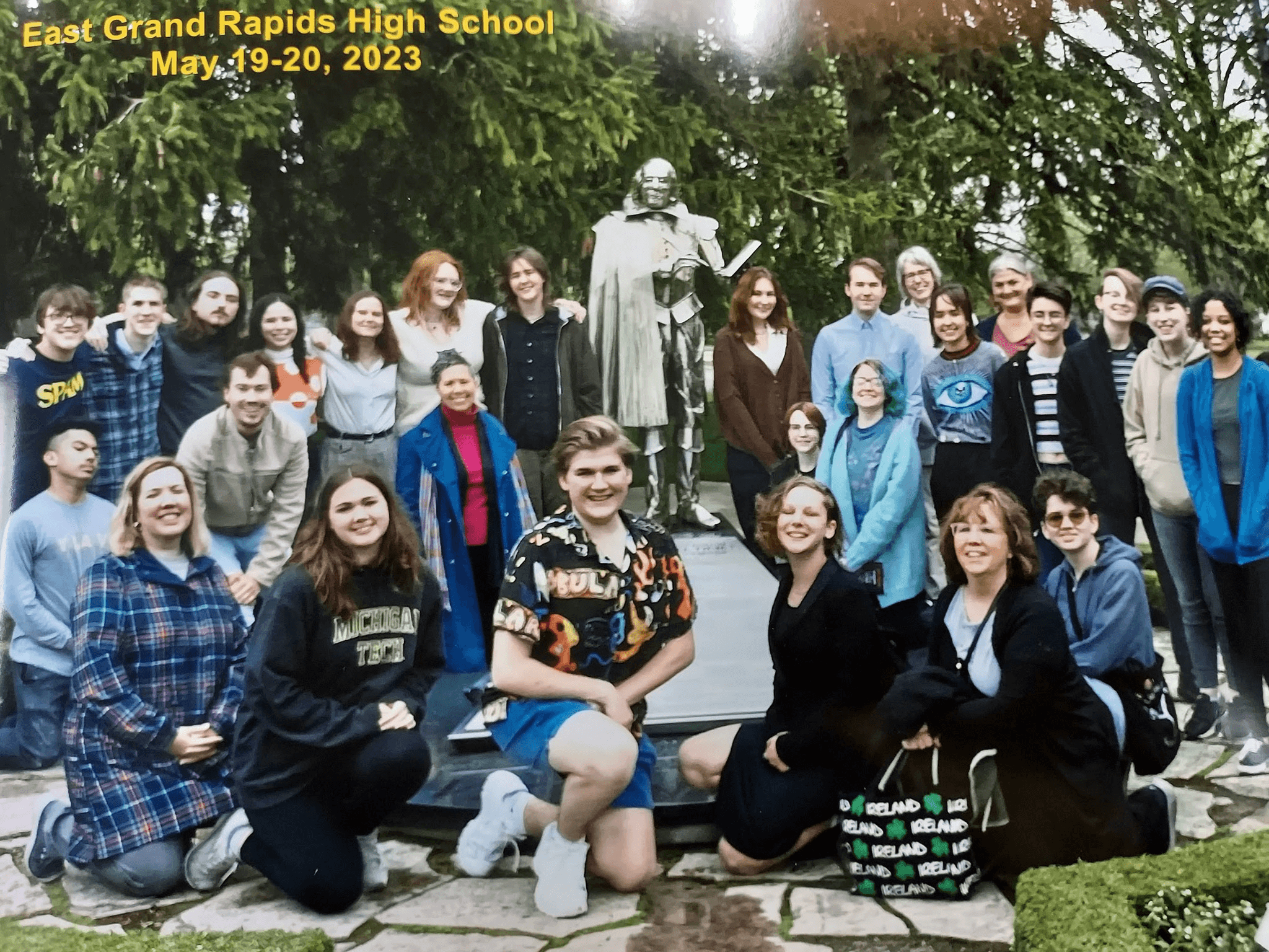 students from EGRHS in Stratford, Ontario