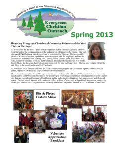 2013 Spring Newsletter