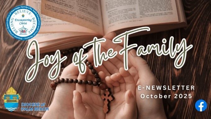 Joy of the Family e-Newsletter - October