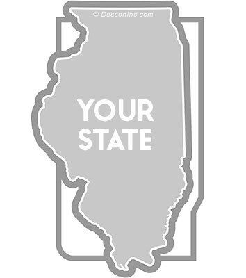 Custom State Cut-Out