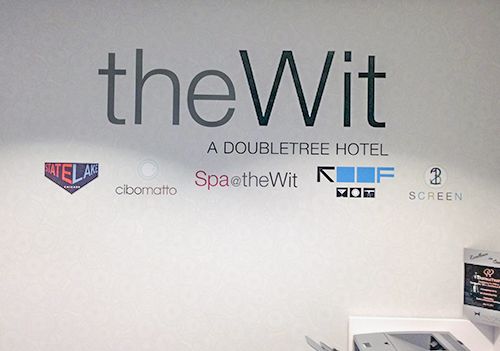 the Wit Hotel wall graphics