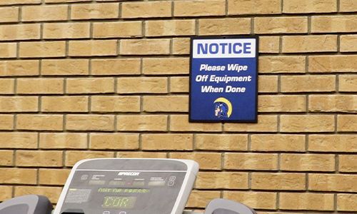 Weight Room Rules and Policies Signs