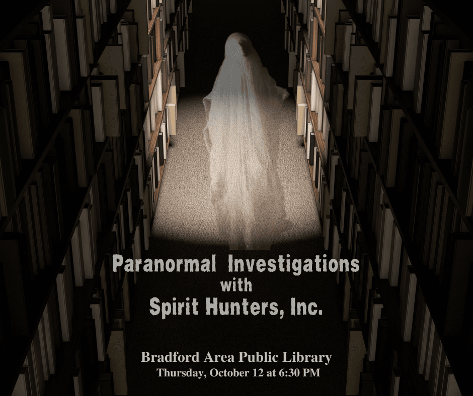 Image of a ghost at the library