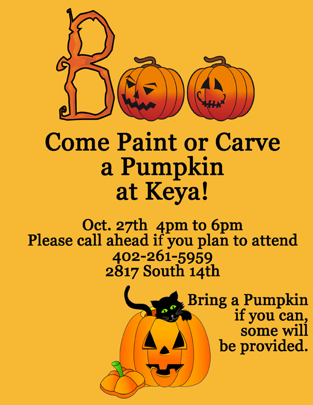 Paint a Pumpkin at Keya
