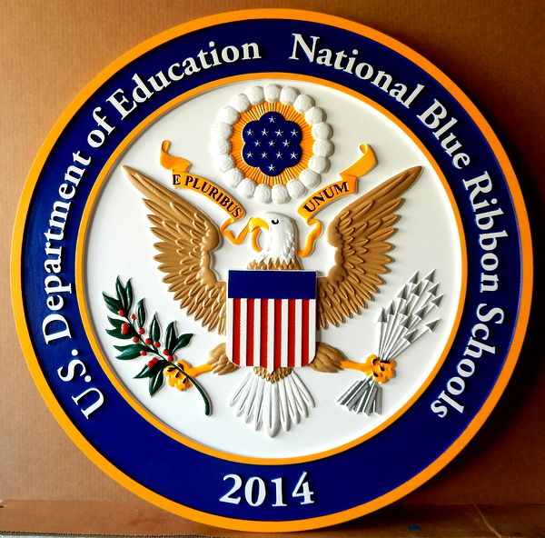 CA1070 - Seal of the Dept. of Education - Blue Ribbon School